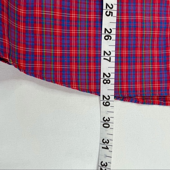 M.L. Leddy’s Plaid Pearl Snap Western Shirt NWT - Picture 7 of 16